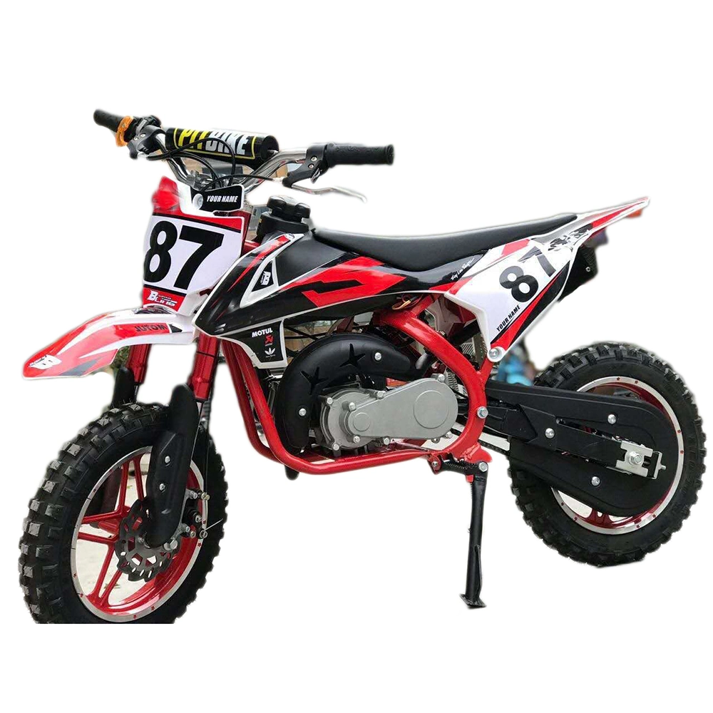 Vente chaude Enduro Gaz Chinois Petite Remorque Moto Essence Mini 49cc Automatique Pas Cher Adultes Hors Route Moto de Course Piste Mini Moto