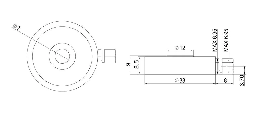 Kunwei Micro-Wägesensor, Wägezelle 50kg 200kg 500kg