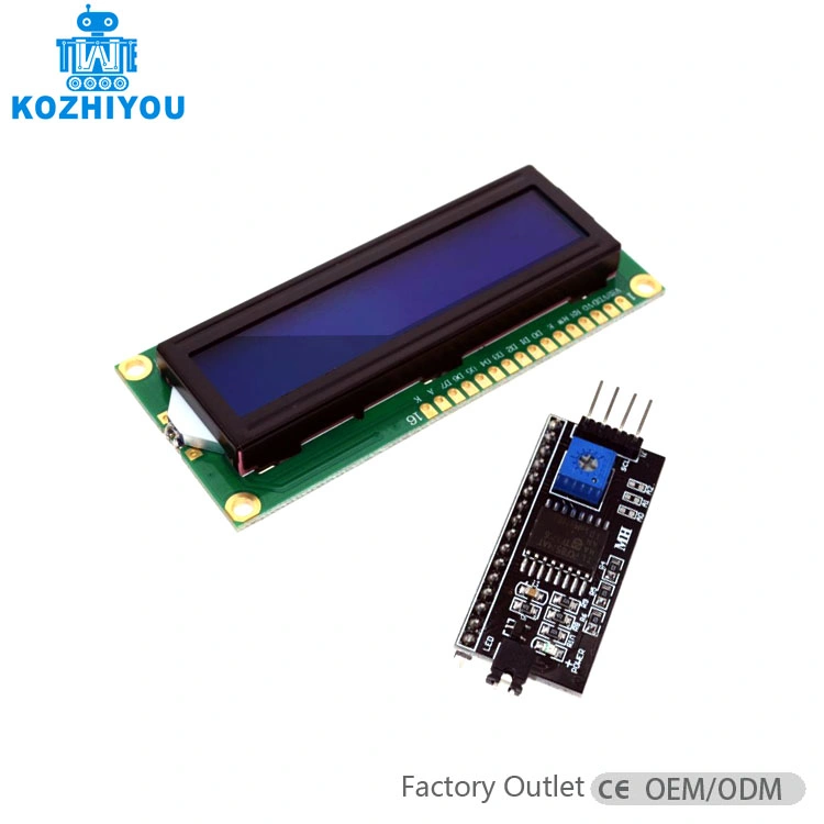 LCD 1602 I2c Module Blue Light Black Board Module for Arduino