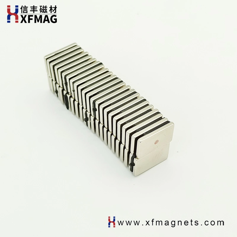 Customized Magnetic Neodymium Nickel Rare Earth Permanent Strong NdFeB Rectangle Magnet