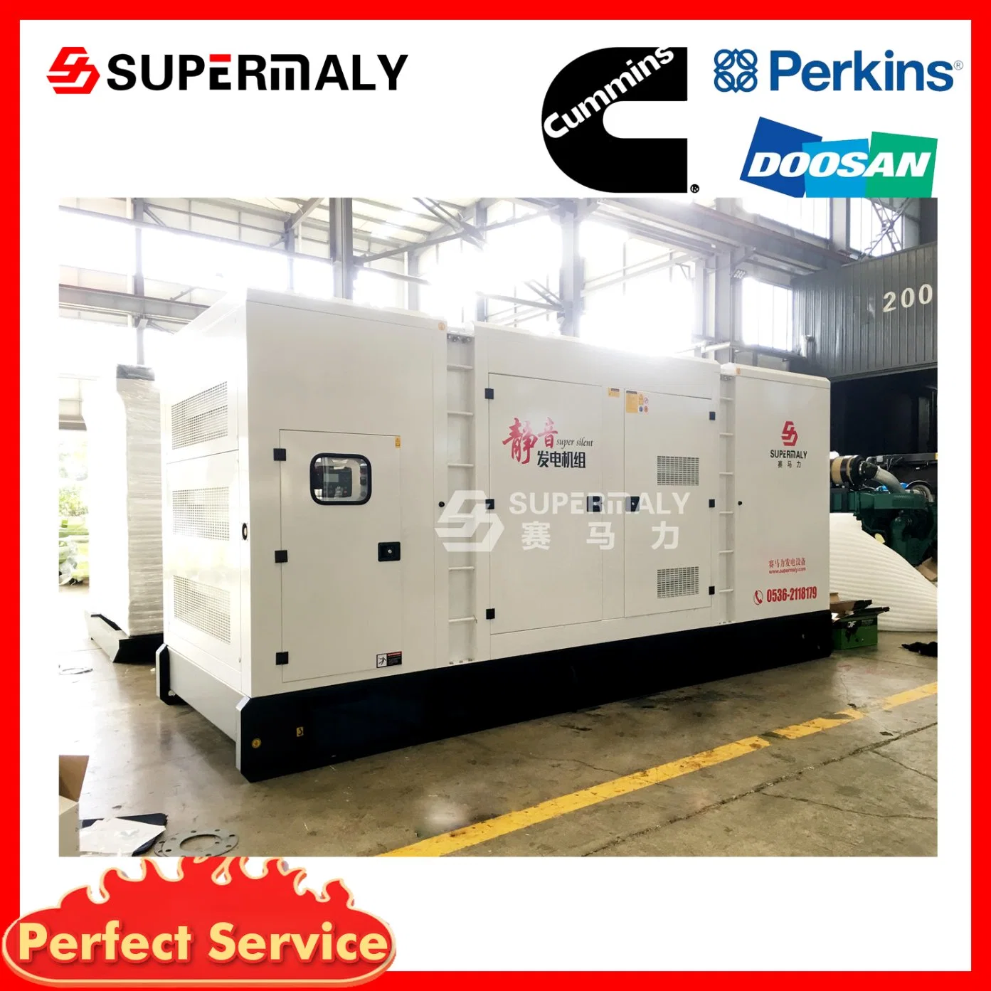 Doosan Engine 320kw/400kVA Cummins Diesel Generators for Home Power or off-Grid Electricity