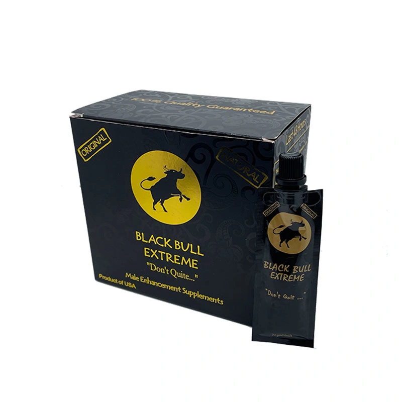 Black Bull Honey Extreme 12 bolsas largo tiempo para los hombres Salud