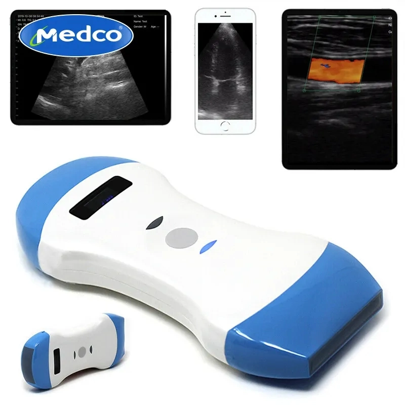 Mini escáner portátil de ultrasonidos digital inalámbrico de ecocardiografía Instrumentos de máquina