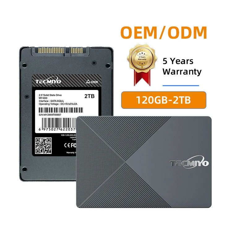 Muestra gratuita OEM/ODM Nueva unidad SSD de estado sólido SATA 3,0 120GB 240GB 480GB SSD DISCO DURO 240GB