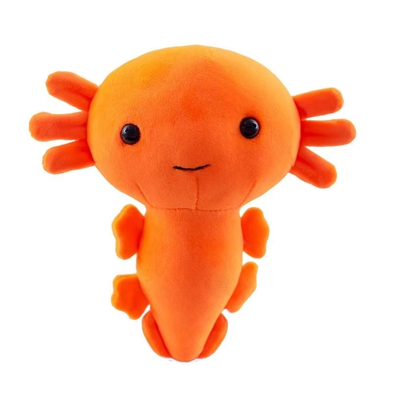 Cross-Border New Cute Soft Plush Salamander Doll Hexagonal Dinosaur Doll Plush Toy