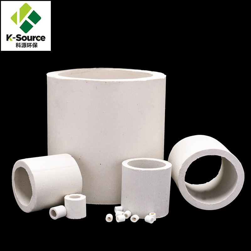 Ceramic Random Packing 6mm Raschig Ring Column Packing