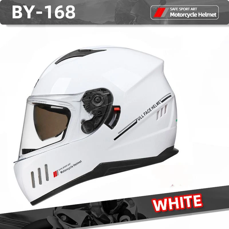 2023 faible prix de nouveaux casques Matériau ABS Moto PC double pare-soleil circonscription plein visage casque moto rapide