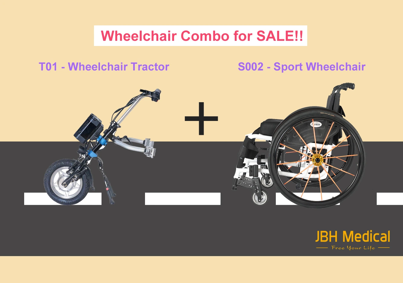 Hot Sale Light Quick Release Manual Foldable Large Wheel S002 Sports Wheelchair