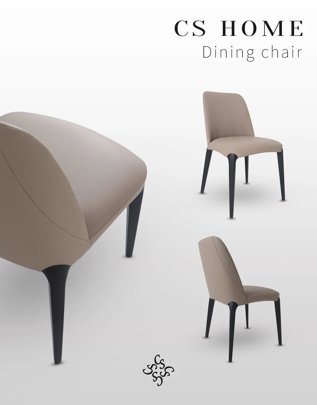 Wholesale/Supplier Design Room Furniture Nordic Modern Restaurant Hall French Leather Fabric Dining Chair