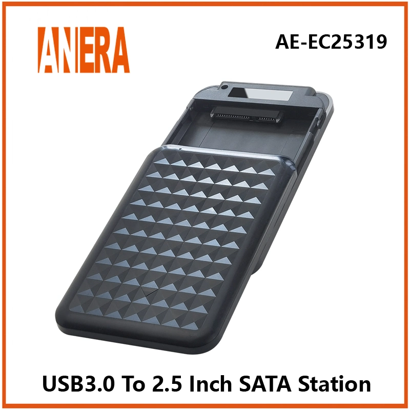 Anera Sliding High Speed USB 3.0 to SATA HDD Enclosure for 2.5 Inch SATA HDD SSD