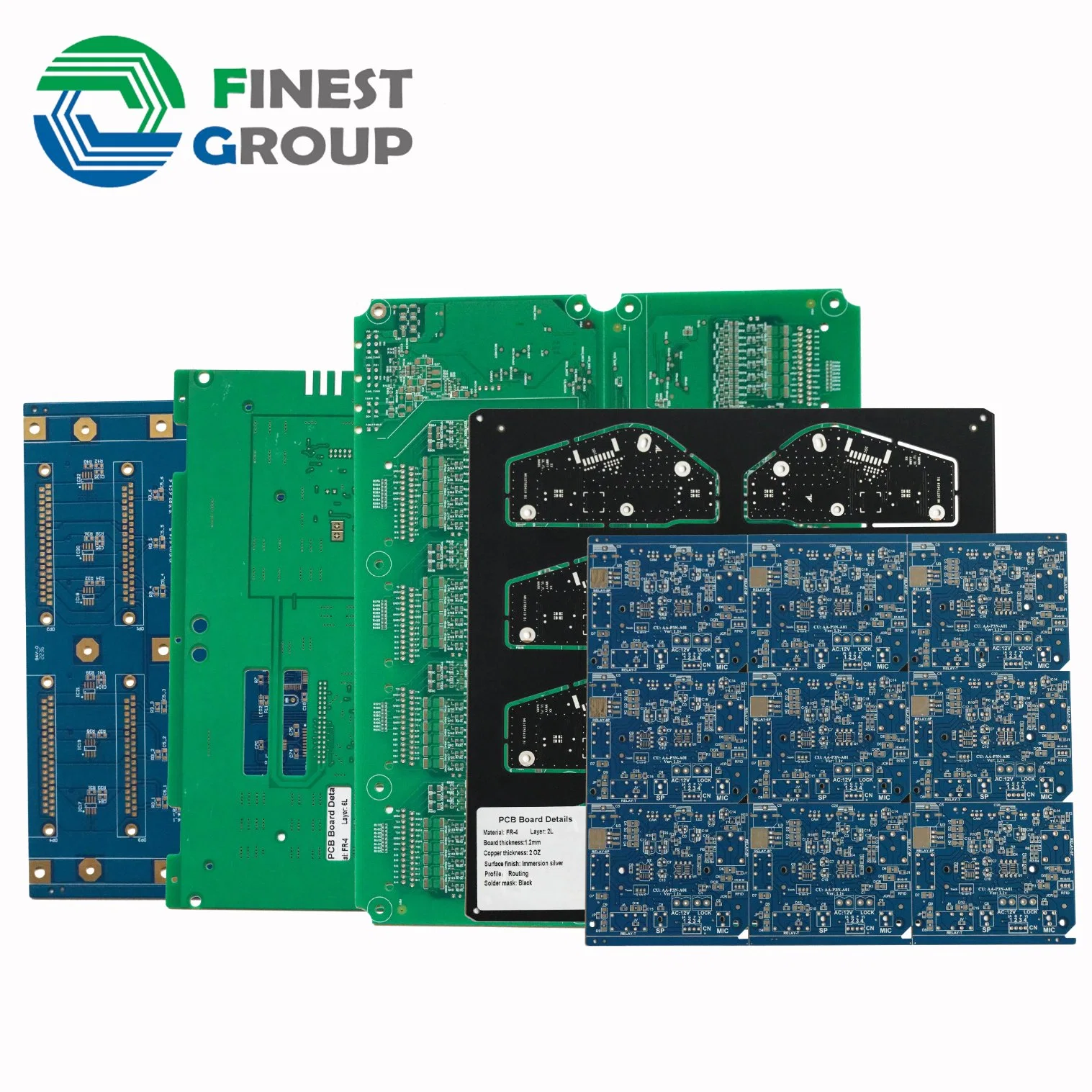 لوحة الدوائر المطبوعة 1000W 2sc5200 2SA1943 مضخم صوت صغير HDI شركة تصنيع لوحة PCB