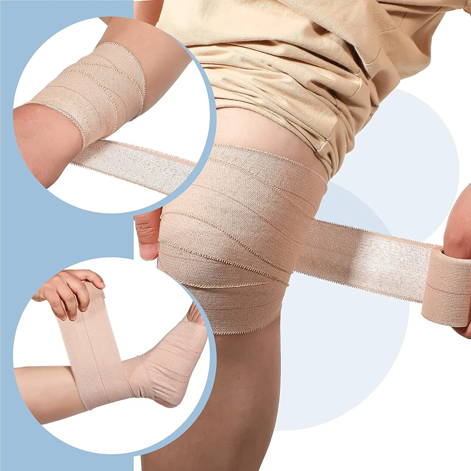 High quality/High cost performance  Breathable Athletic Elastic Adhesive Bandage EAB