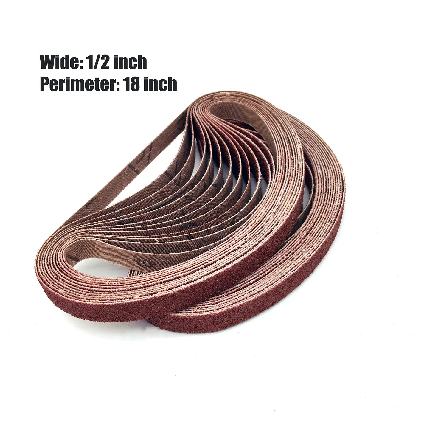 1/2 X 18 Inch Aluminum Oxide Inch Sanding Air File Sanding Belts