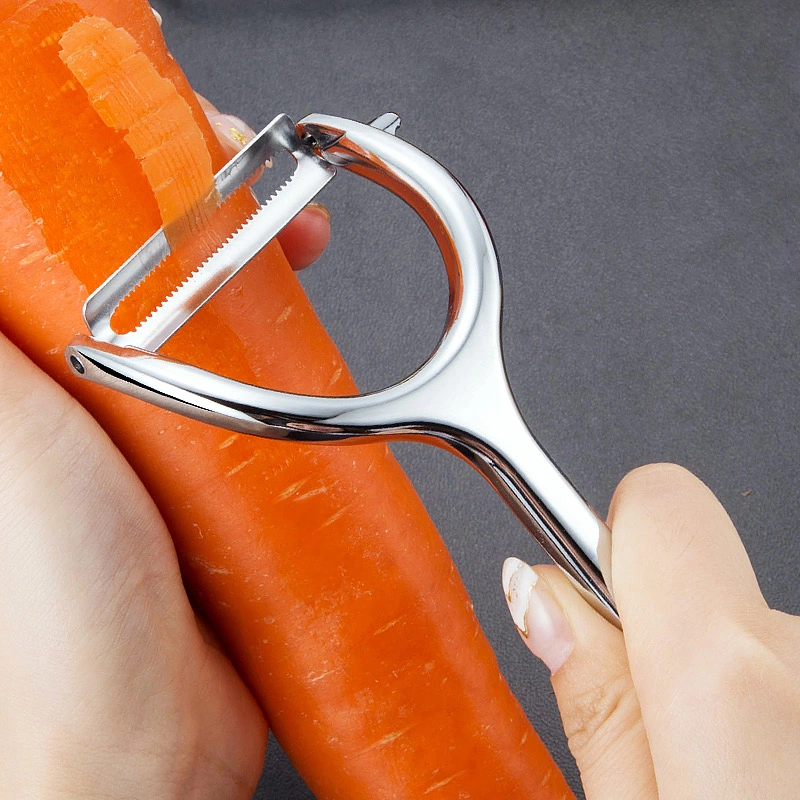 Multifunctional Stainless Steel Peeler Zinc Alloy Kitchen Tool Fruit Potato Carrot Manual Vegetable Peeler