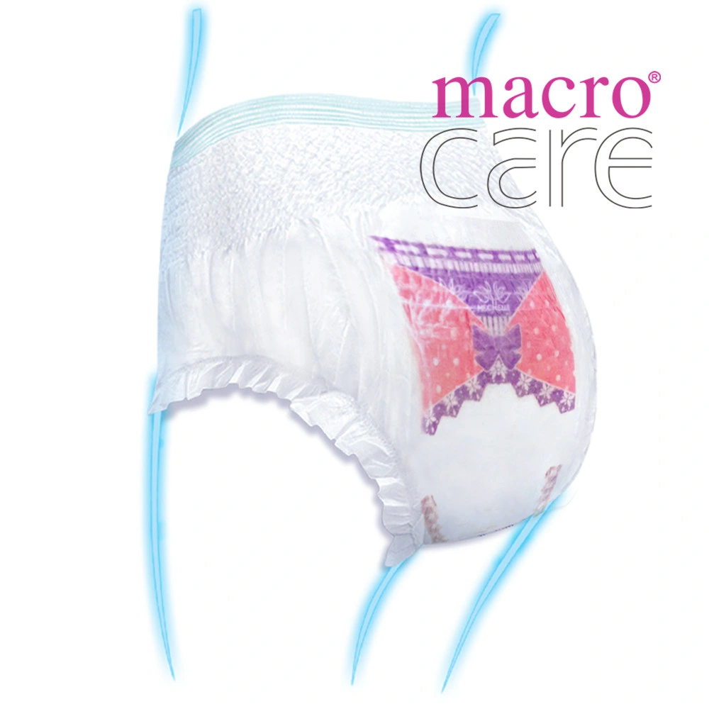 Macrocare Disposable Women Period Safety Underwear Disposable Menstrual Pants and Soft Ladies Menstrual Underwear