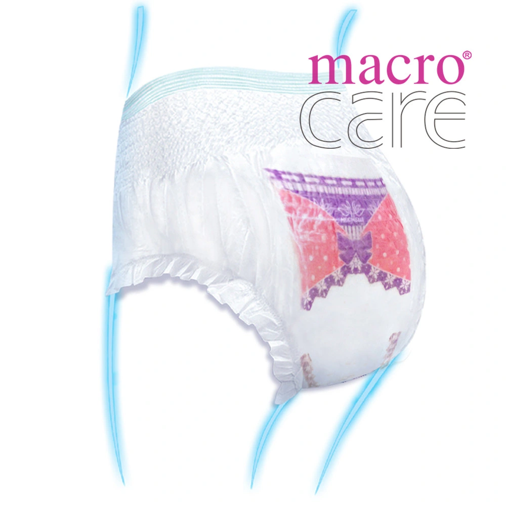 Desechables Macrocare mujer ropa interior de la seguridad período menstrual desechables blandas y Pantalones Ropa Interior Menstrual damas