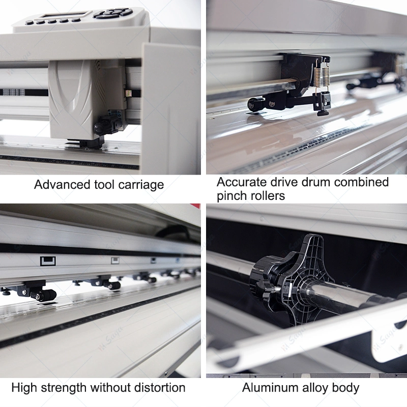 Servo Arms Vinyl Die High-Speed Hands-Free Optical Sensor Durable Kiss Cut Large Size Small Machine Economica Cutter (SG-C1400IIP)