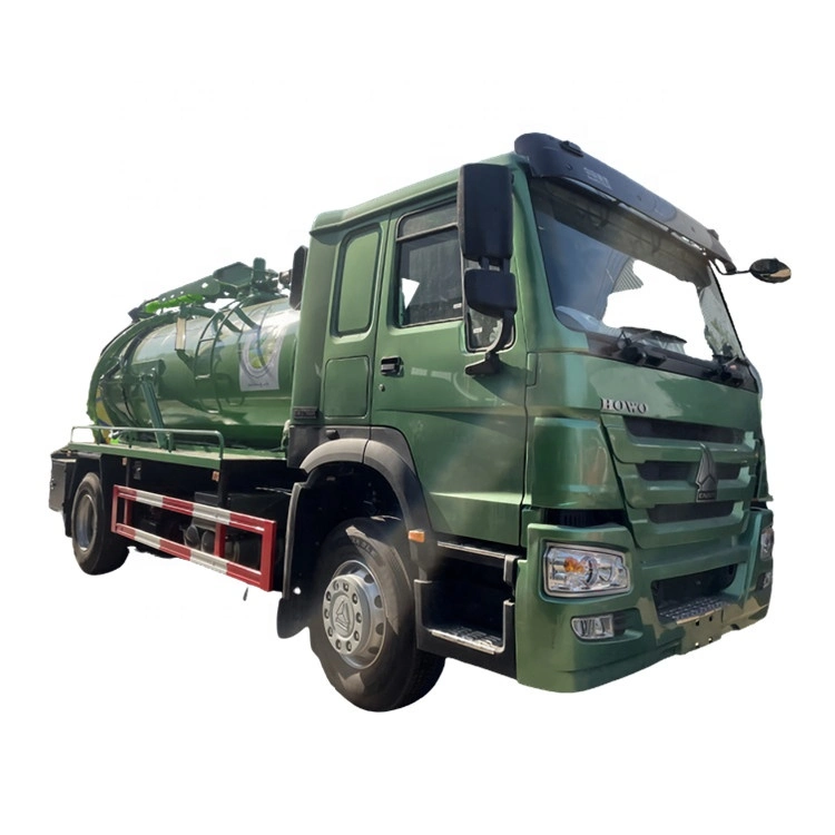 HOWO 10cbm 12cbm 10tons 15tons 10000L High Pressure Flushing Jetting Cleaning Truck