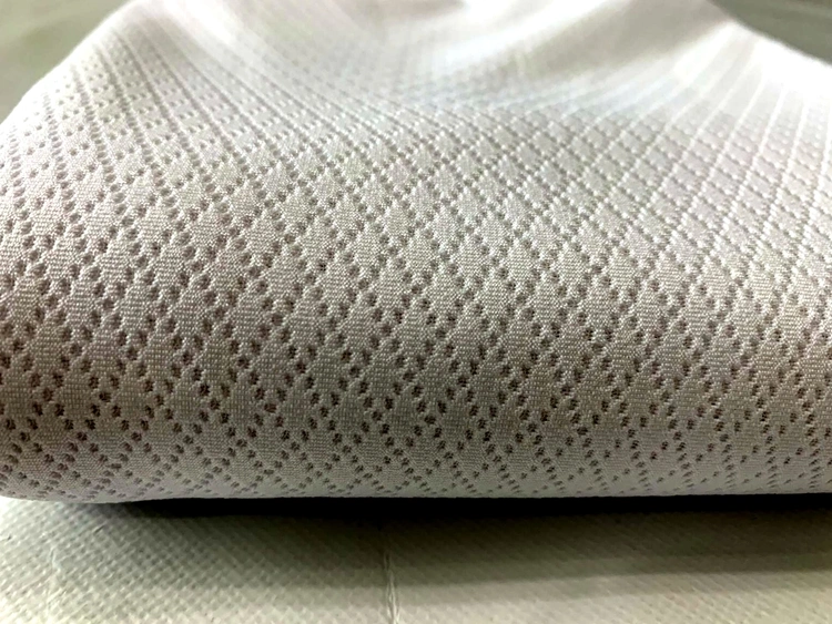 Polyester/Spandex Jacaquard Knitting Fabric Wicking Good Recover for Sportwear Yoga, accessory Fabric