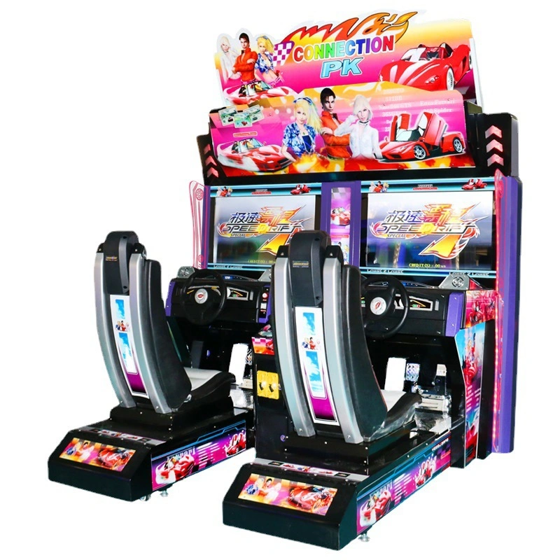 2 pessoas operadas por moeda HD Indoor Driving Racing Simulator Arcade Máquina de jogo