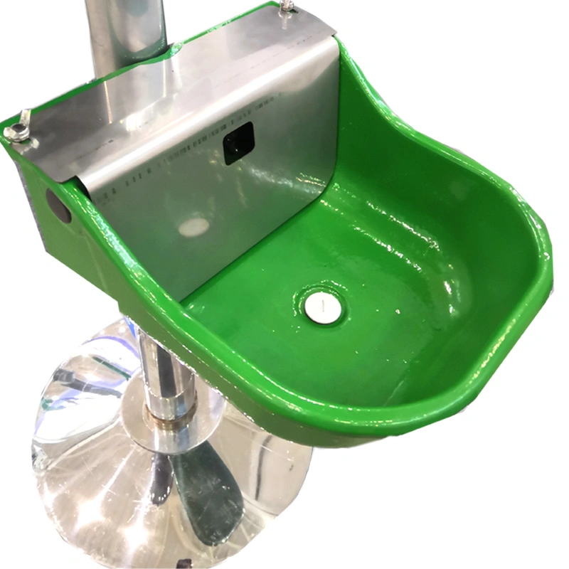 Tj-180 Cast Iron Water Bowls Coated Powder Surface Treatment Water Bowl Trough PVC Float Durable Material