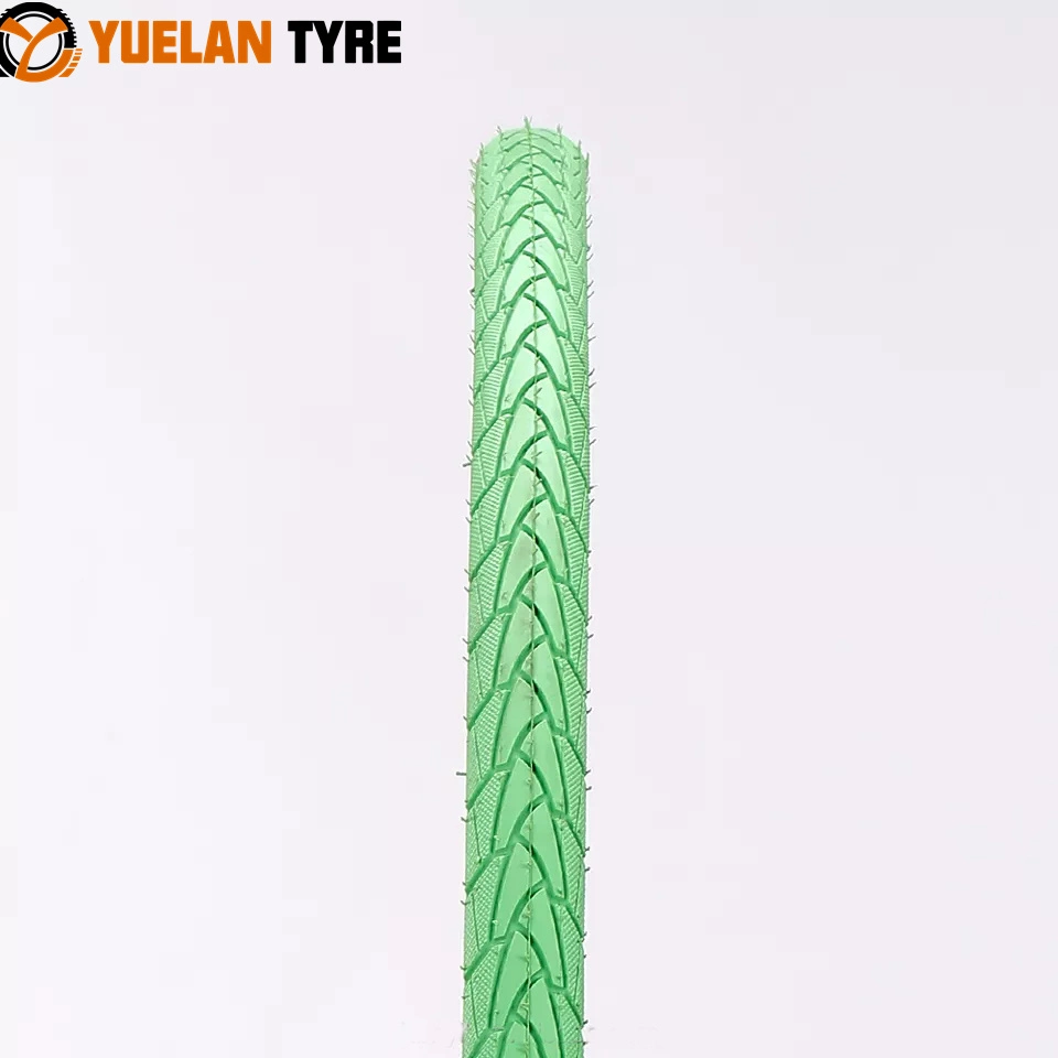 Wholesale/Suppliers Color High Speed 700*23c Street Bicycle Tire Road Racing Bike 700*35c Green and Pink Color Tire Tyre 27tpi