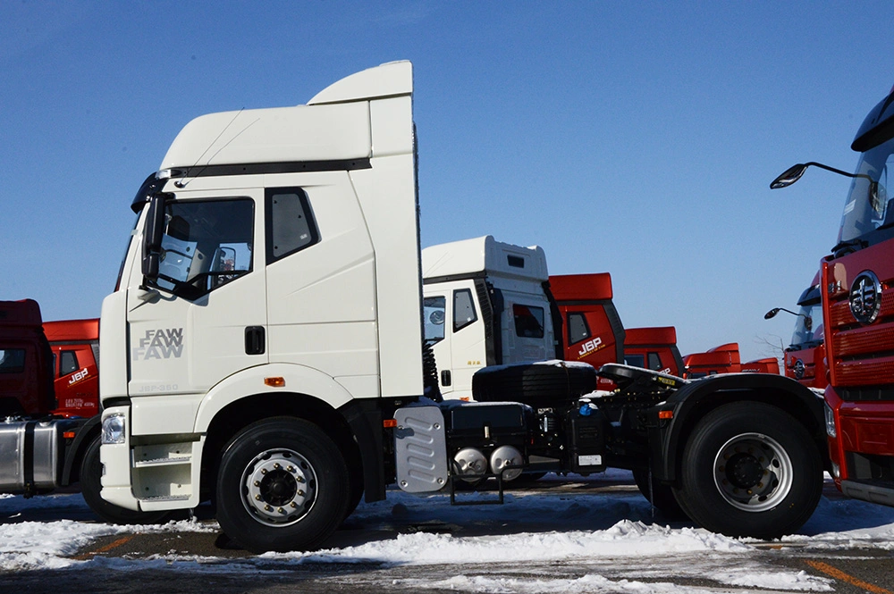 Transmisión manual FAW todo el camión de remolque de tractor doble Euro 3