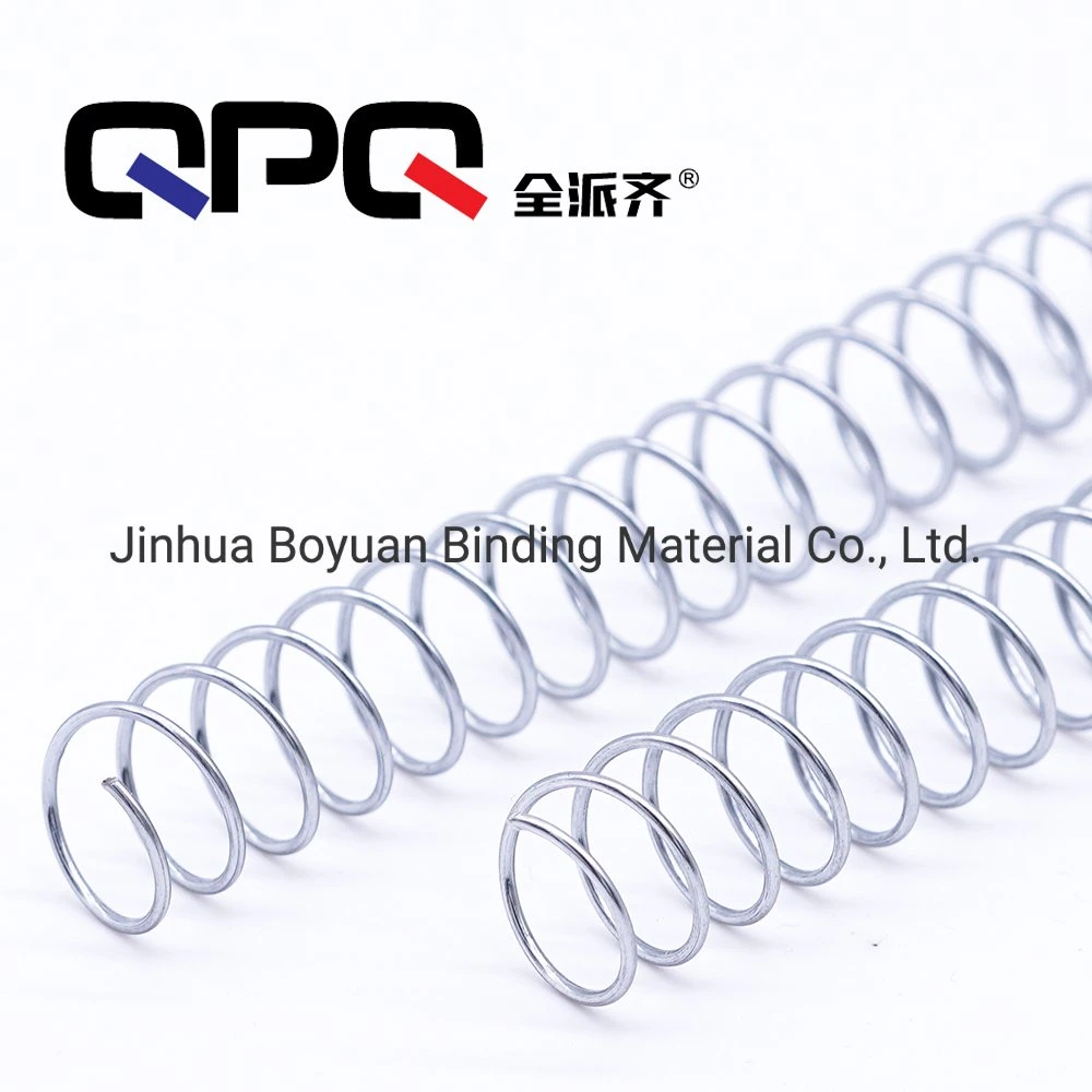 Free Sample Silver Book Binding Wire O Steel Spiral Coil