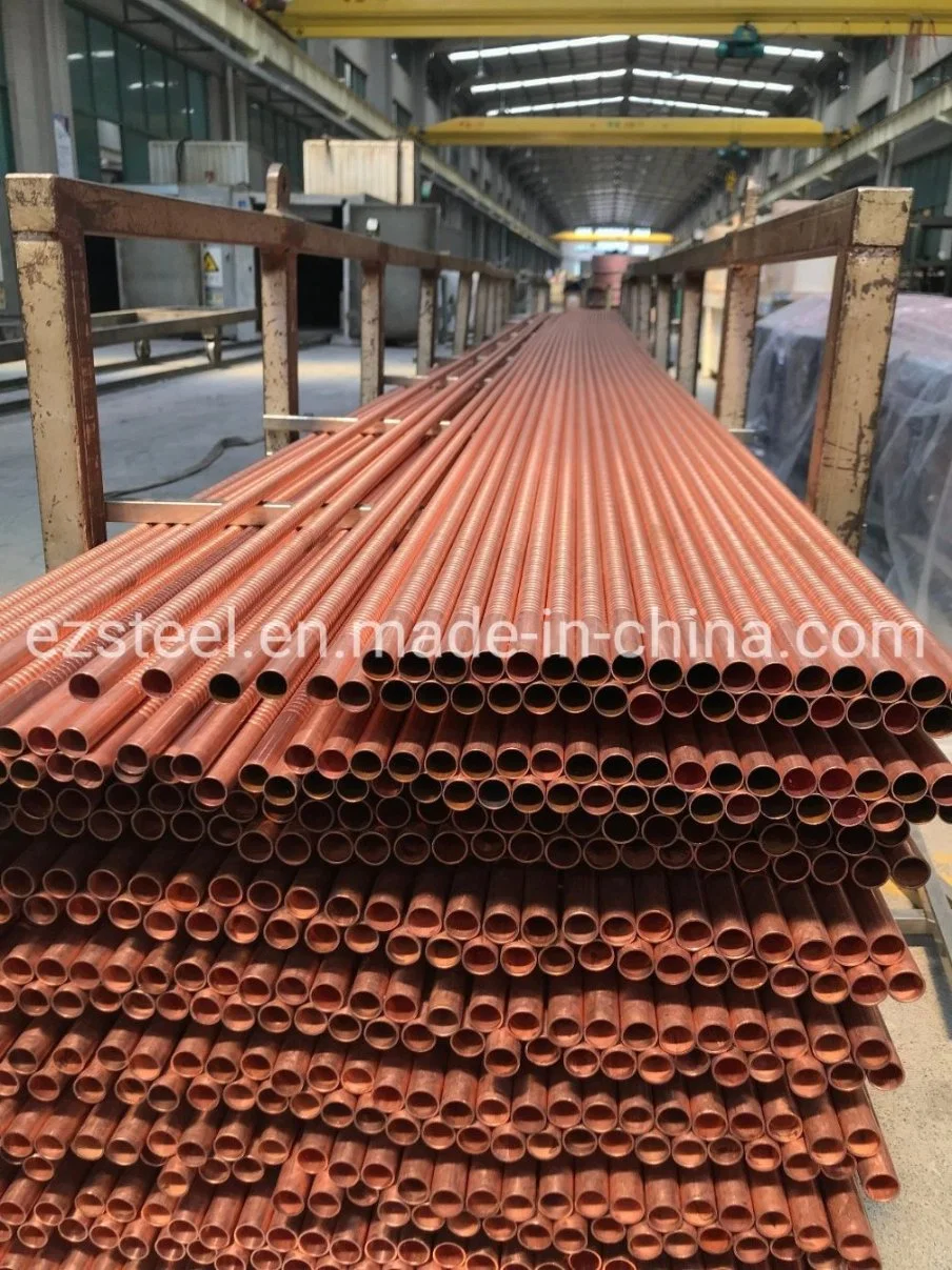 Purity Copper Tube Seamless Copper Pipe T1/T2/T3 for Boiler Heat Transfer