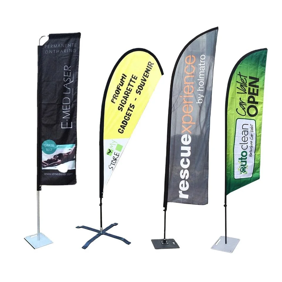 Wholesale/Supplier Advertising Teardrop Feather Flag Pole Display