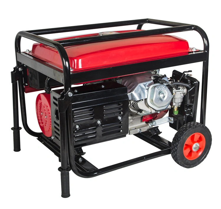 Genour Power Zh6500 188f 15HP 5kw Portable Gasoline Generator Air Cooled