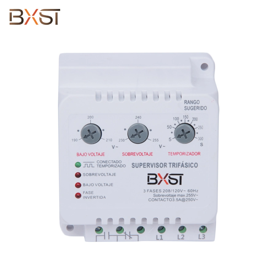 Bxst-V086 Rail Type 3-Phase Adjustable Wiring Voltage Protector