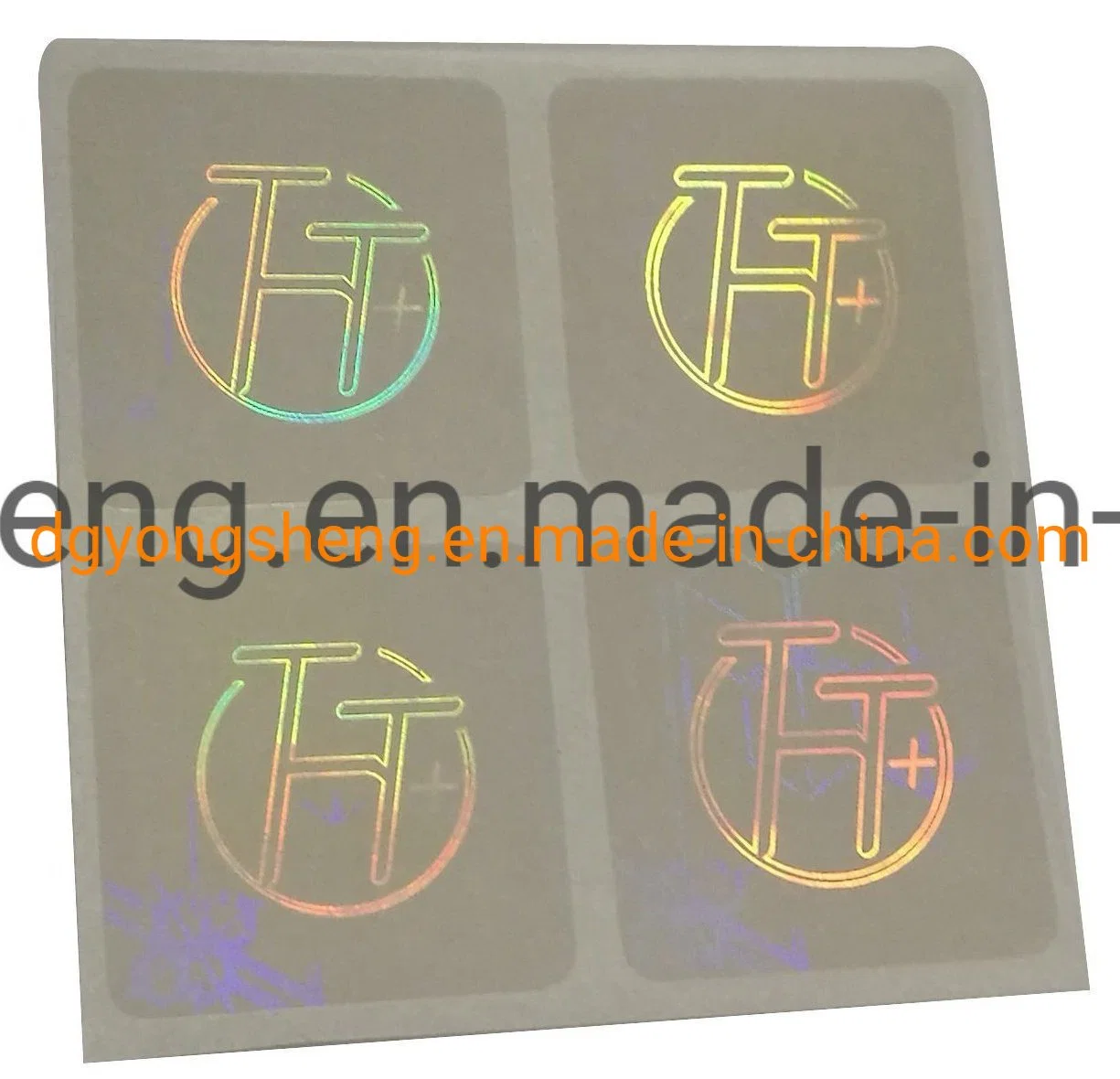 Customized Self- Adhesive Anti-Fake Secure Transparent Hologram Sticker