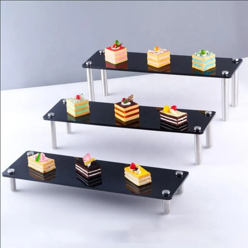 Factory Custom Acrylic Buffet Display Stand Riser for Party Decoration or Hotel