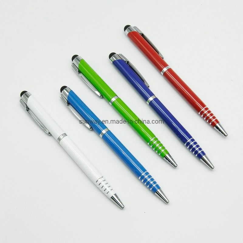 Multicolor OEM ODM Phone Touch Screen Stylus Function Metal Pen