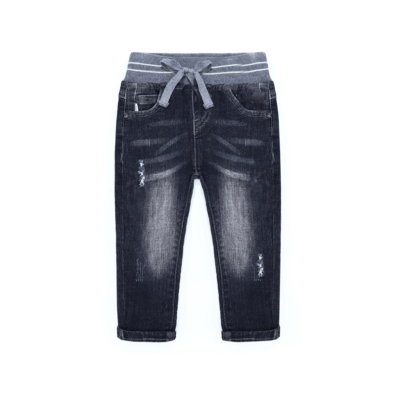 Calças para meninos Jeans Elástico Roupas de Denim Crianças Calças