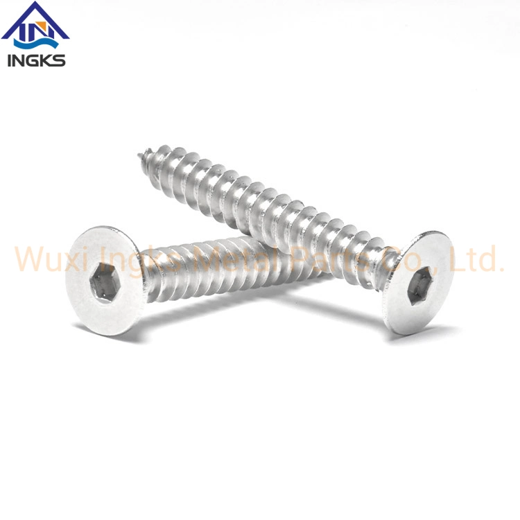 Stainless Steel Allen Countersunk Hex Socket Flat Head Self-Tapping Self Tapping Screw