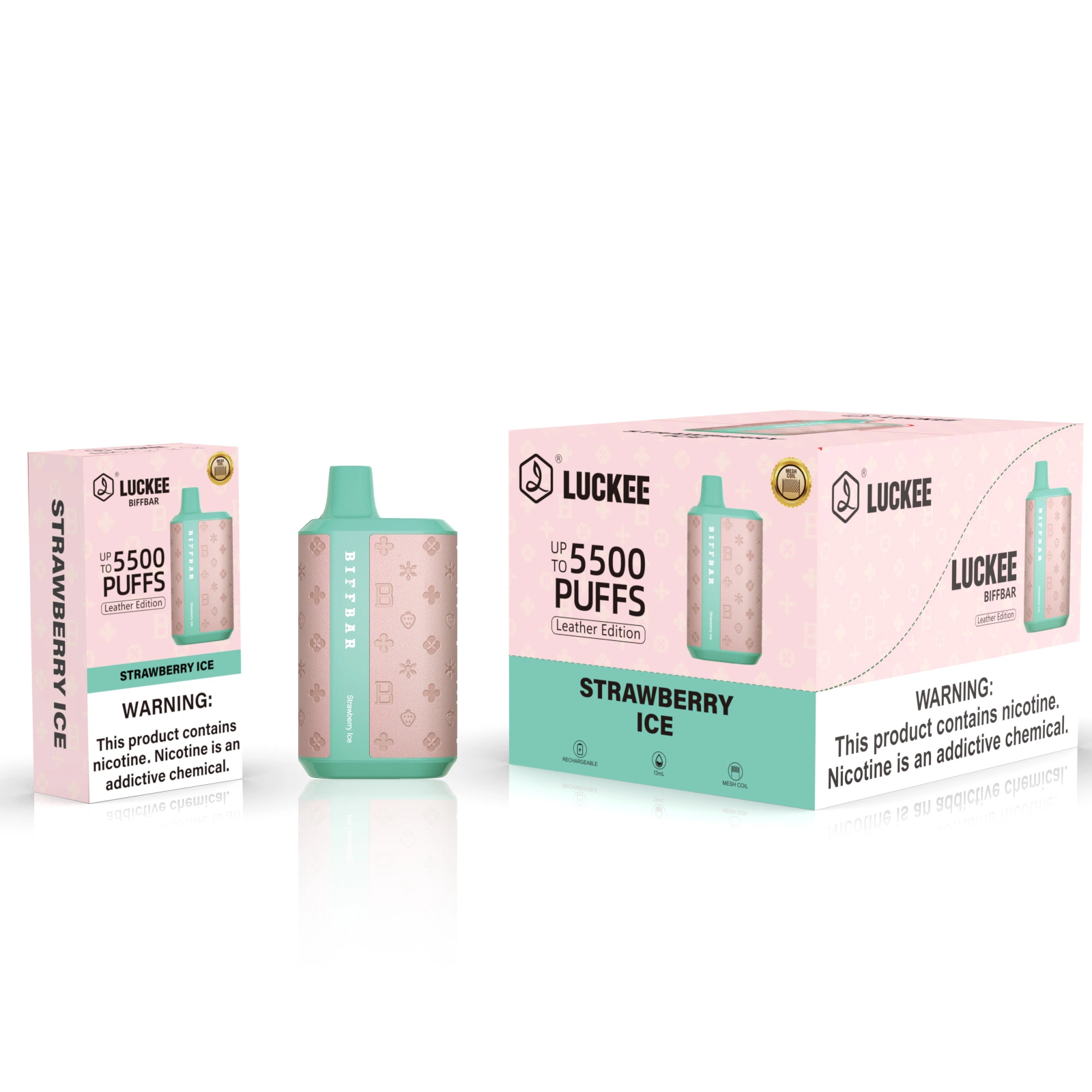 Made in China Hot Sell Luckee 5500 Puff Bar Plus Mini vape 600 mAh Hot Sell Disposable/Chargeable Electronic Cigarette Factory Wholesale/Supplier Price 20ml E-Liquid