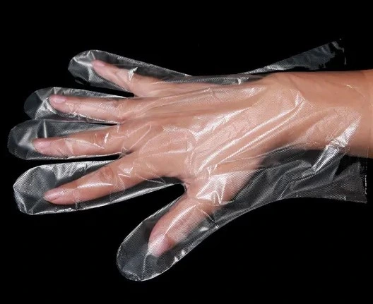 Nuevo Hogar Cocina productos biodegradables guantes desechables de plástico que hace la máquina