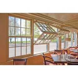 USA Standard Thermobruchprofil Low-E getöntes Glas Kurbel Casement Aluminium-Fenster mit deutscher Hardware