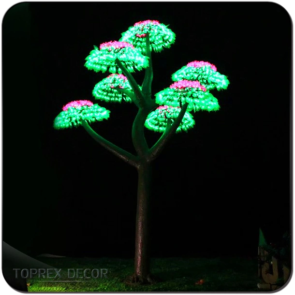 Wholesale/Supplier Promotion Christmas Mushroom Trees Outdoor IP65 High Brightness Artificial Plants with LED Lights