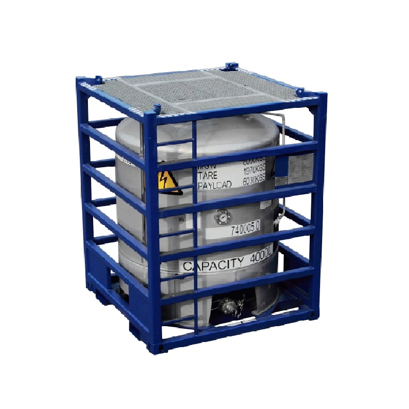 Dnv 2.7-1 Standard Lifting Frame SUS316L Helifuel or Chemical 2900L 4000L Offshore Tank Container