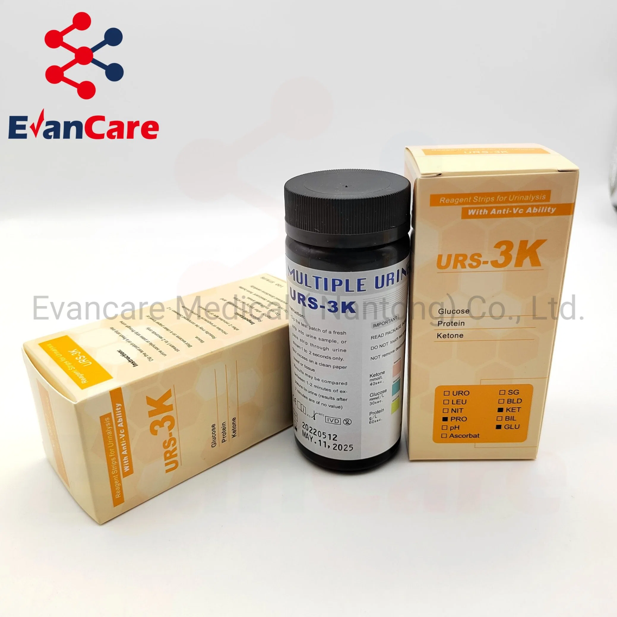 Evancare Urine Analysis Machine Uric 3K Urine Test Strips Urine Dipstick Test Strips