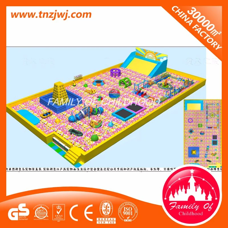 Rainbow Theme Indoor Kids Playground Labyrinth for Amusement Park