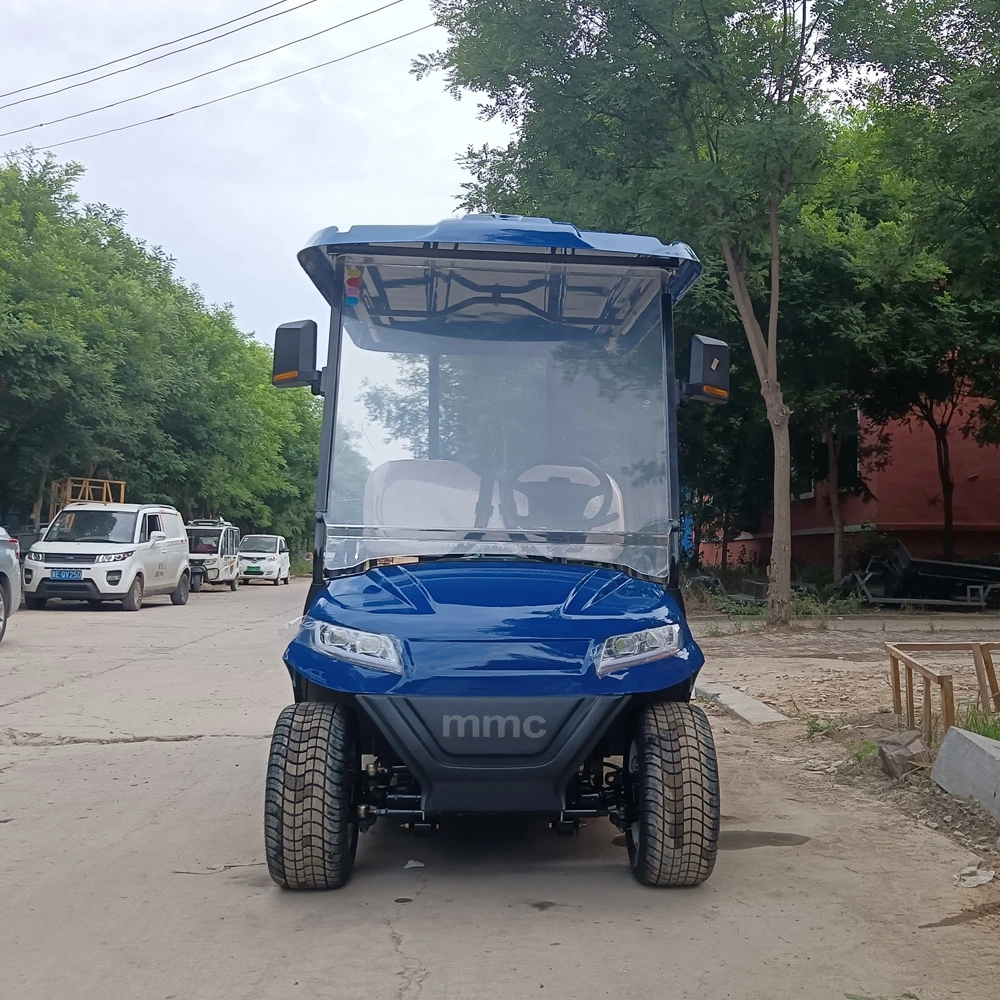 CE Approved 4 Seat Blue Golf Car Low Price Electric Golf Carts for Sale