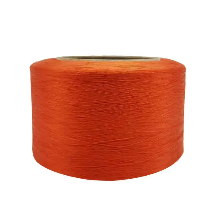 100% Polyester Twisted Dyed FDY Filament Yarn 75D 150d 300d 600d Multifilament Hollow Yarn for Factory Knitting Webbing Rope