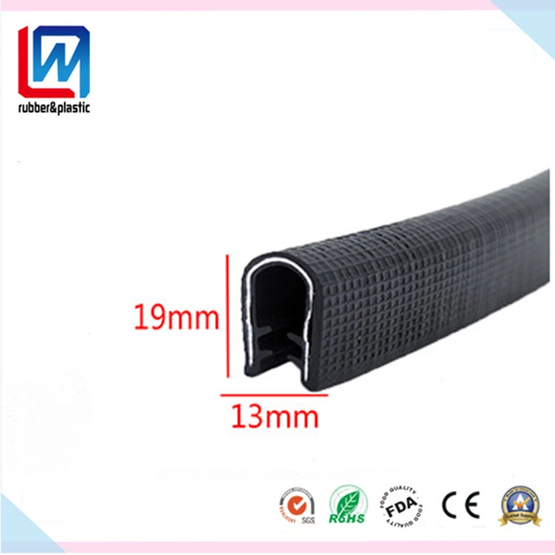 PVC Rubber Edge Trim Sealing Strip Rubber Extrusion Profile for Window and Door