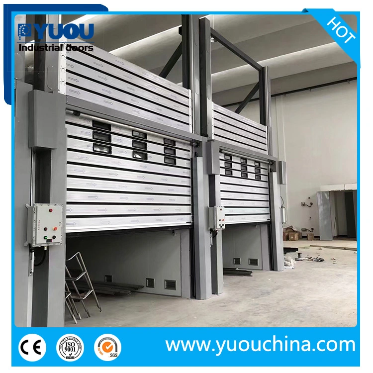 Industrial Thermal Insulated High Speed Roller Shutter Door for Pharmaceutical Drug Factory