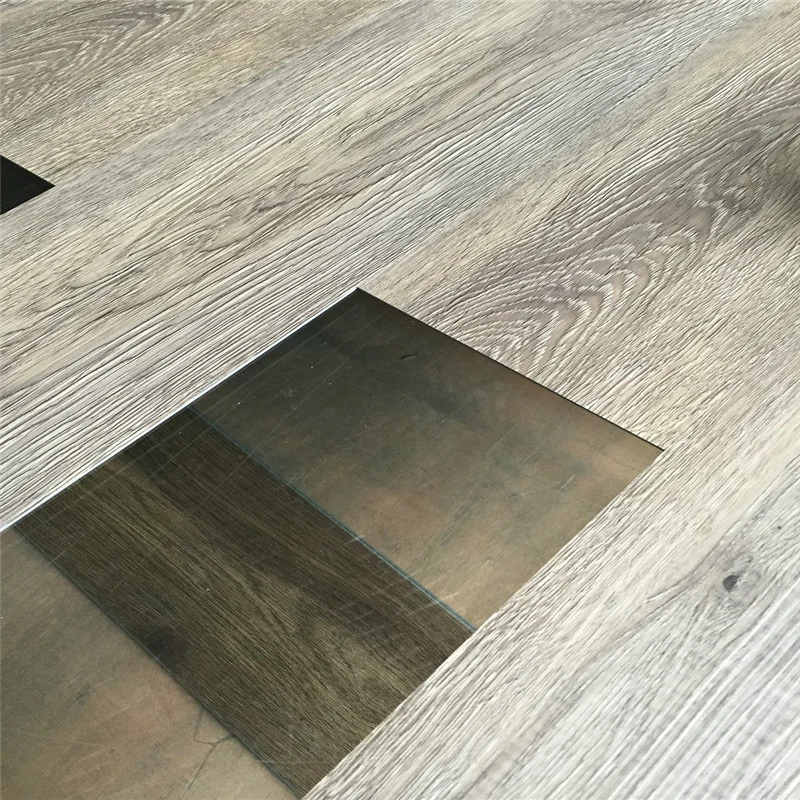 Wood Grain Waterproof Spc Vinyl Plank Floor with Click Lock