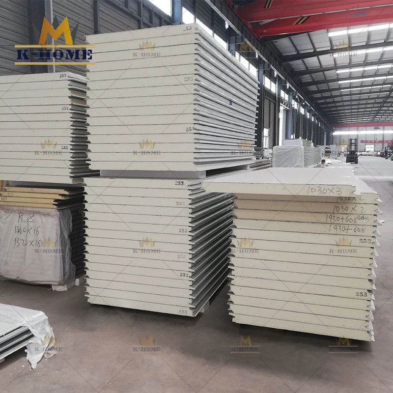 High Density 50mm/75mm/100mm Factory Price Polyurethane Sandwich Panels